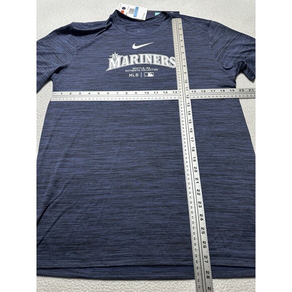 Seattle Mariners Nike Shirt MLB Baseball Team Center Swoosh Mens Medium NKM5 NWT - Picture 5 of 10
